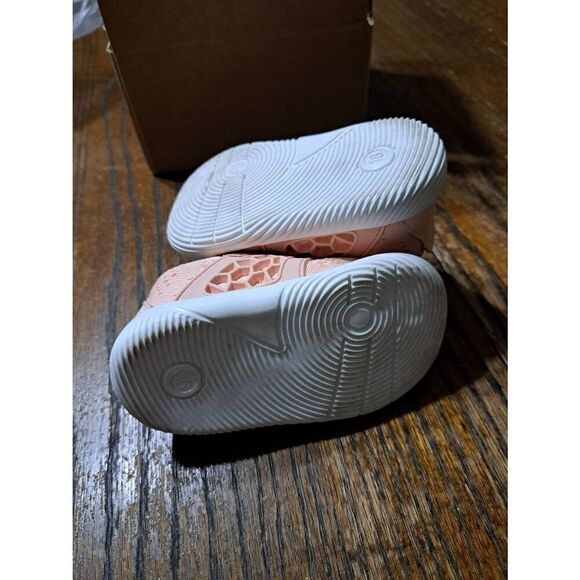 12-18 Mn BM City BM Infant Girls Pink Hook Loop Lightweight Breathable Sneakers - Picture 6 of 6